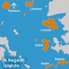 Aegean map