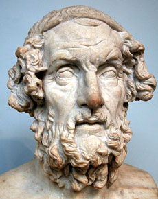 Homer, Marble Bust