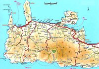Map of West Crete