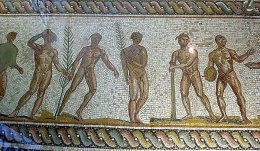 Mosaic floor Museum of Olympia
