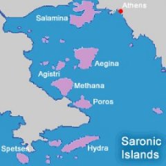 Saronic map