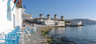Temperature in Mykonos Greece