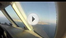 Landing Santorini Greece